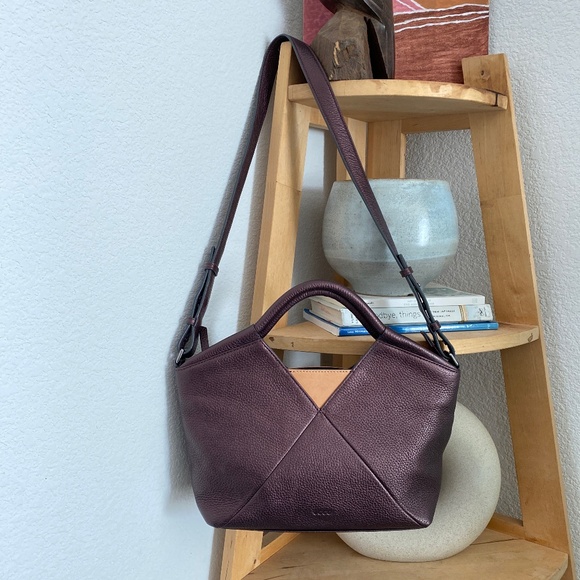 Ecco Plum Satchel Bag - Picture 2 of 5
